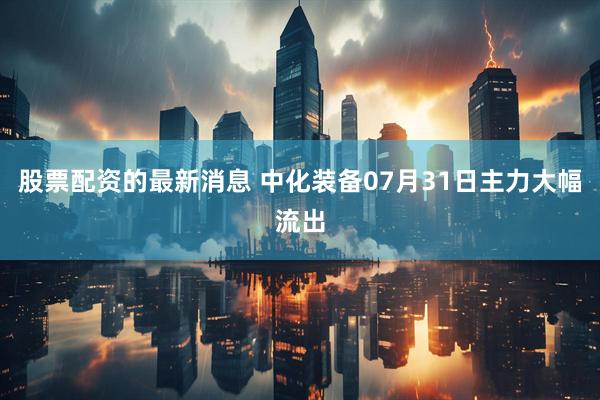 股票配资的最新消息 中化装备07月31日主力大幅流出